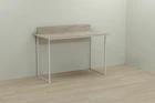 Комп'ютерний стіл Ferrum-decor Скай 75x100x60 білий ДСП Дуб Сонома 16мм