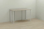 Комп'ютерний стіл Ferrum-decor Ханна 75x100x60 білий ДСП Дуб Сонома 16мм