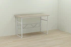 Комп'ютерний стіл Ferrum-decor Раян 75x140x60 білий ДСП Дуб Сонома 32мм