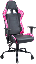 Ігрове крісло Subsonic Gaming Pro Pink Power чорно-рожеве (3701221701703) - зображення 3