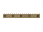 Рейка Пікатінні КРУК CRC 9019 Coyote Tan на 17 слотів із кріпленням M-Lok - зображення 3