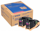 Zestaw kartridży Epson AcuLaser C9300 Twin Pack 2 szt Magenta (8715946481302) - obraz 1
