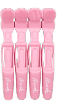 Затискачі для волосся Mermade рожеві 4 шт (793618551995) - зображення 1