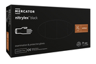 Рукавички нітрилові Mercator Medical Nitrylex Black XL Чорні 100 шт (00-00000065)