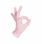 Рукавички нітрилові MediPlus PinkyPlus M Рожеві 100 шт (00-00000121) - зображення 6