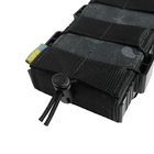 Жесткий усиленный тактический подсумок KIBORG GU Single Mag Pouch Dark Multicam - изображение 5