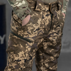 Утепленные мужские Брюки SoftShell с Высоким Поясом / Плотные Штаны на флисе пиксель размер S - изображение 5