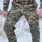 Мужские брюки на Флисе с наколенниками пиксель / Утепленные брюки Intruder Protect размер 3XL - изображение 5
