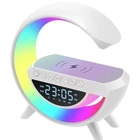 Настольная смарт лампа-ночник G-Smart RGB 15W Light Sound Machine White (4712IC457)
