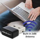 Wi-Fi adapter Qoltec Ultrafast Mini Wireless USB Wi-Fi Adapter - obraz 4