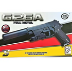 Дитячий страйкбольний пістолет Colt G.26A металевий з глушником та прицілом Galaxy G.26A - зображення 6