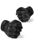 Перчатки полнопалые с адаптером черные, XL - изображение 4