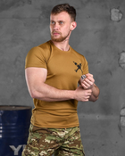 Тактична футболка потоотводящая odin mina кайот XL - зображення 5