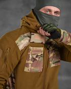 Тактическая флисовка куртка battle combo кайот XXL - изображение 10