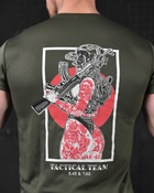Тактическая потоотводящая футболка odin dzen олива XL - изображение 7
