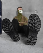 Тактические ботинки из натурального нубука весна/лето 45р черные (13099) - изображение 5