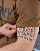 Тактическая мужская футболка ARMY потоотводящая XL коричневая (85612) - изображение 5