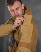 Тактическая мужская флисовая куртка XL койот (85575) - изображение 2