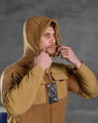 Тактична чоловіча флісова куртка 2XL койот (85575) - зображення 4