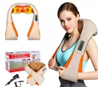 Массажер роликовый для спины и шеи с инфракрасным прогревом Massager of Neck Kneading