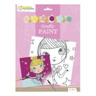 Набір для розмальовки Avenue Mandarine Принцеса з фарбами та пензликом (3609510530198) - зображення 1
