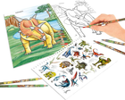 Розмальовка Depesche Dino World з кольоровими олівцями (4010070600600) - зображення 5