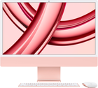 Monoblock Apple iMac 24" M3 4.5K 10-rdzeniowy GPU 256GB Pink (MQRT3ZE/A) - obraz 1