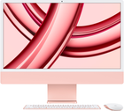 Monoblock Apple iMac 24" M3 4.5K 10-rdzeniowy GPU 256GB Pink (MQRT3ZE/A)