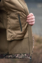 Чоловіча Демісезонна Куртка Soft Shell Хижак на Флісі вітрозахисна L - зображення 5