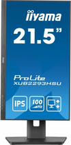 Monitor 21.5 cala Iiyama ProLite HAS (150mm) (XUB2293HSU-B6) - obraz 2