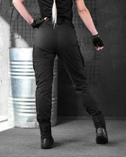 Жіночі штани тактичні чорні 46 - зображення 3