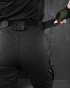 Жіночі штани тактичні чорні 46 - зображення 7
