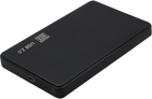 Зовнішня кишеня Qoltec 51862 для 2.5'' HDD/SSD USB 2.0 Black (5901878518626) - зображення 4