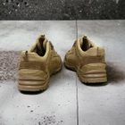 Тактические кроссовки лето, кожа натуральная Крейзи Хорс песок Win War Kros6 48 (32см) - изображение 4