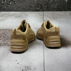 Тактичні Кросівки літо Колір Пісок Натуральна шкіра Крейзі Хорс 40 (26.5см) - зображення 4