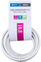 Коаксіальний кабель DPM RG6 1 мм CCS 5 м (5906881211274) - зображення 3