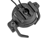 Крепление для активных наушников адаптер на шлем 19-21 мм Olive S - изображение 3