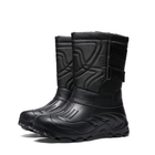 Тактические ботинки сапоги водонепроницаемые Зима Черные SnowBoots2-43 - изображение 3