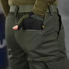 Мужские крепкие Брюки Defection с Накладными карманами и Манжетами / Плотные Брюки рип-стоп олива размер XL - изображение 7