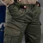 Мужские Брюки "Bandit" гретта с вместительными карманами олива размер XL - изображение 5