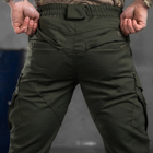 Чоловічі міцні Штани Kayman з накладними кишенями / Щільні Брюки коттон олива розмір M - зображення 6