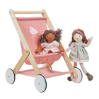 Wózek dla lalki Mentari Różowa (0191856079354) - obraz 2
