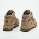 Универсальные кожаные Берцы с Мембраной / Демисезонные низкие Ботинки на гибкой подошве койот размер 40 - изображение 6