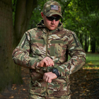 Демісезонна чоловіча Куртка Combat Softshell на флісі з Капюшоном та Липучками під шеврони мультикам розмір 3XL - зображення 5