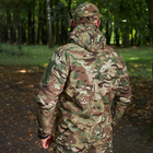 Демісезонна чоловіча Куртка Combat Softshell на флісі з Капюшоном та Липучками під шеврони мультикам розмір 3XL - зображення 8