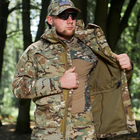 Мужская Куртка G-8 с капюшном и сетчатой подкладкой / Водонепроницаемая Парка рип-стоп мультикам размер XXL - изображение 8