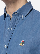 Koszula męska jeansowa Edmmond Studios 123-10-04510 M Niebieska (8435629056626) - obraz 3