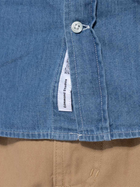 Koszula męska jeansowa Edmmond Studios 123-10-04510 M Niebieska (8435629056626) - obraz 4