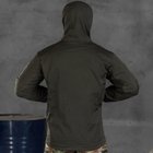 Мужская утепленная Куртка Soft Shell с капюшоном в цвете хаки размер L - изображение 3