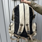 Прочный Рюкзак Intruder с системой MOLLE 60х50,5х40см / Походный Ранец с косым карманом бежевый - изображение 7